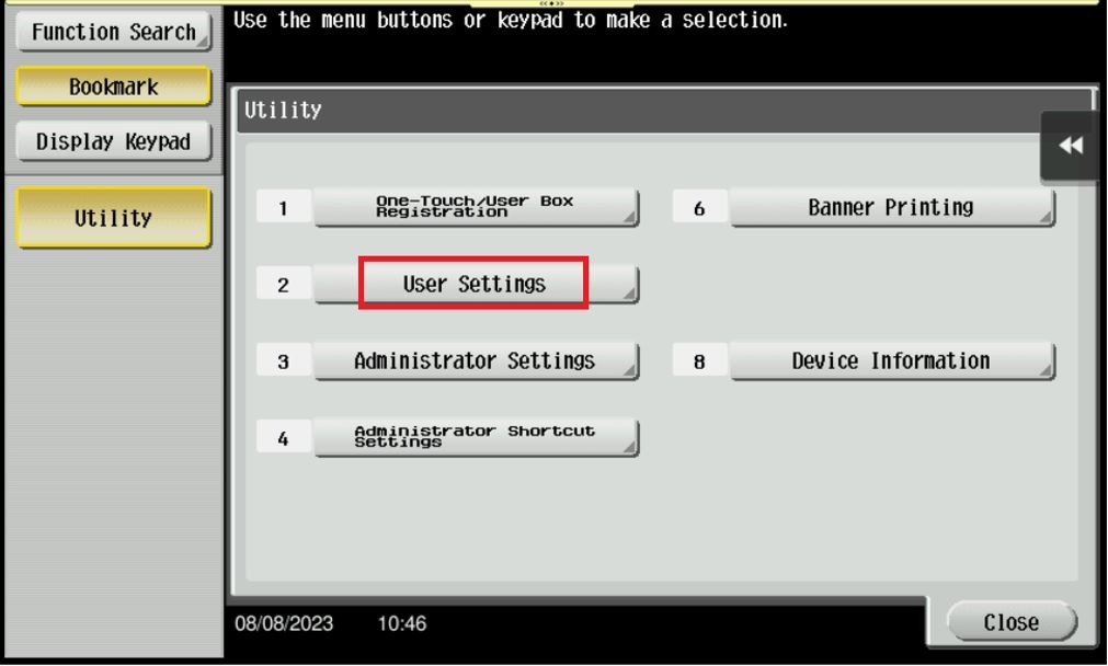 How to Print Configuration Page on Machine - Konica Minolta+ Assist