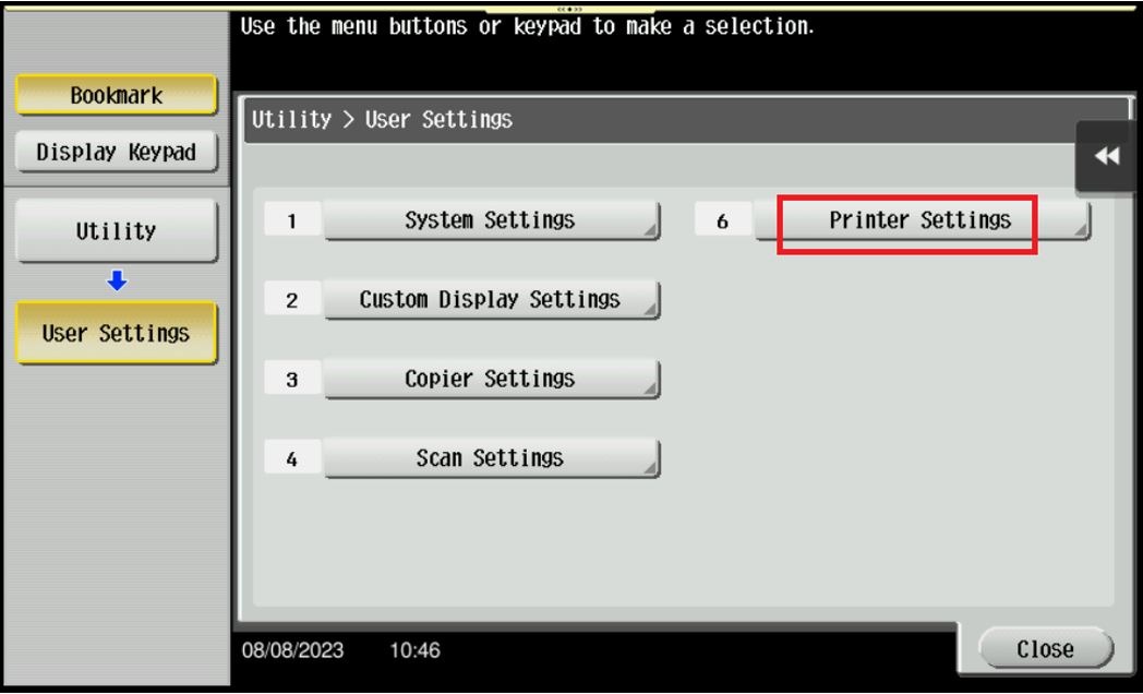 How to Print Configuration Page on Machine - Konica Minolta+ Assist