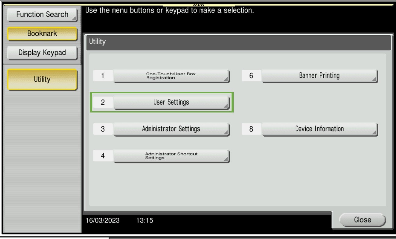Auto Print from Letter Size to other similar size for Konica Minolta ...